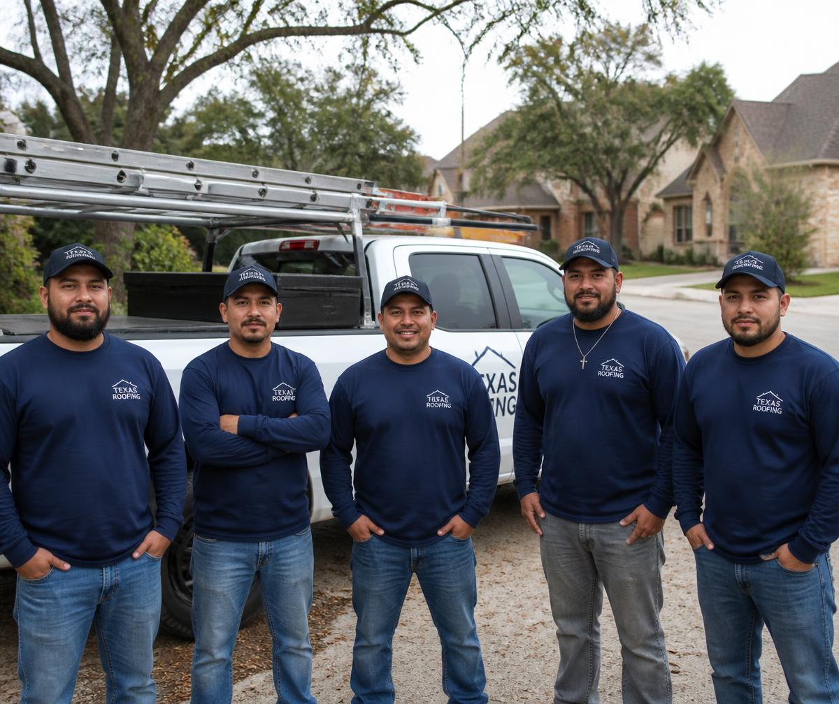 The Lone Star Heritage Roofing crew in San Antonio